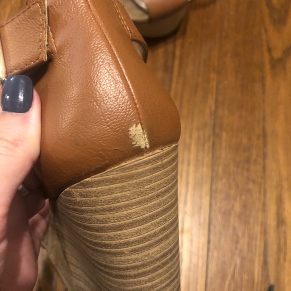 Jessica Simpson Brown Wedges - Picture 3 of 5